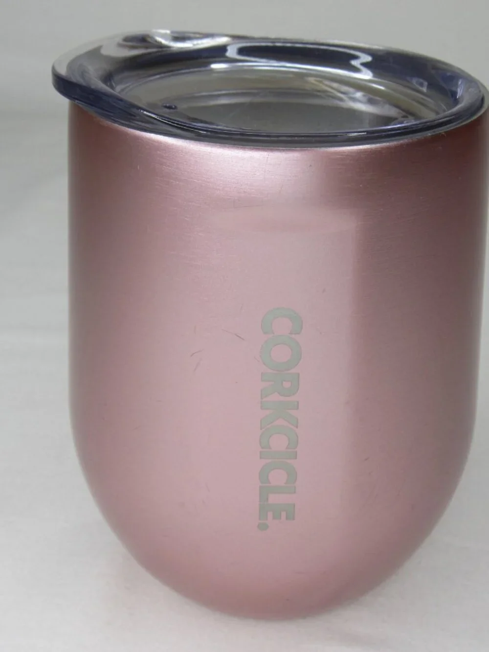 Corkcicle Luxe Collection Rose Metallic Stemless Wine Tumbler 12oz